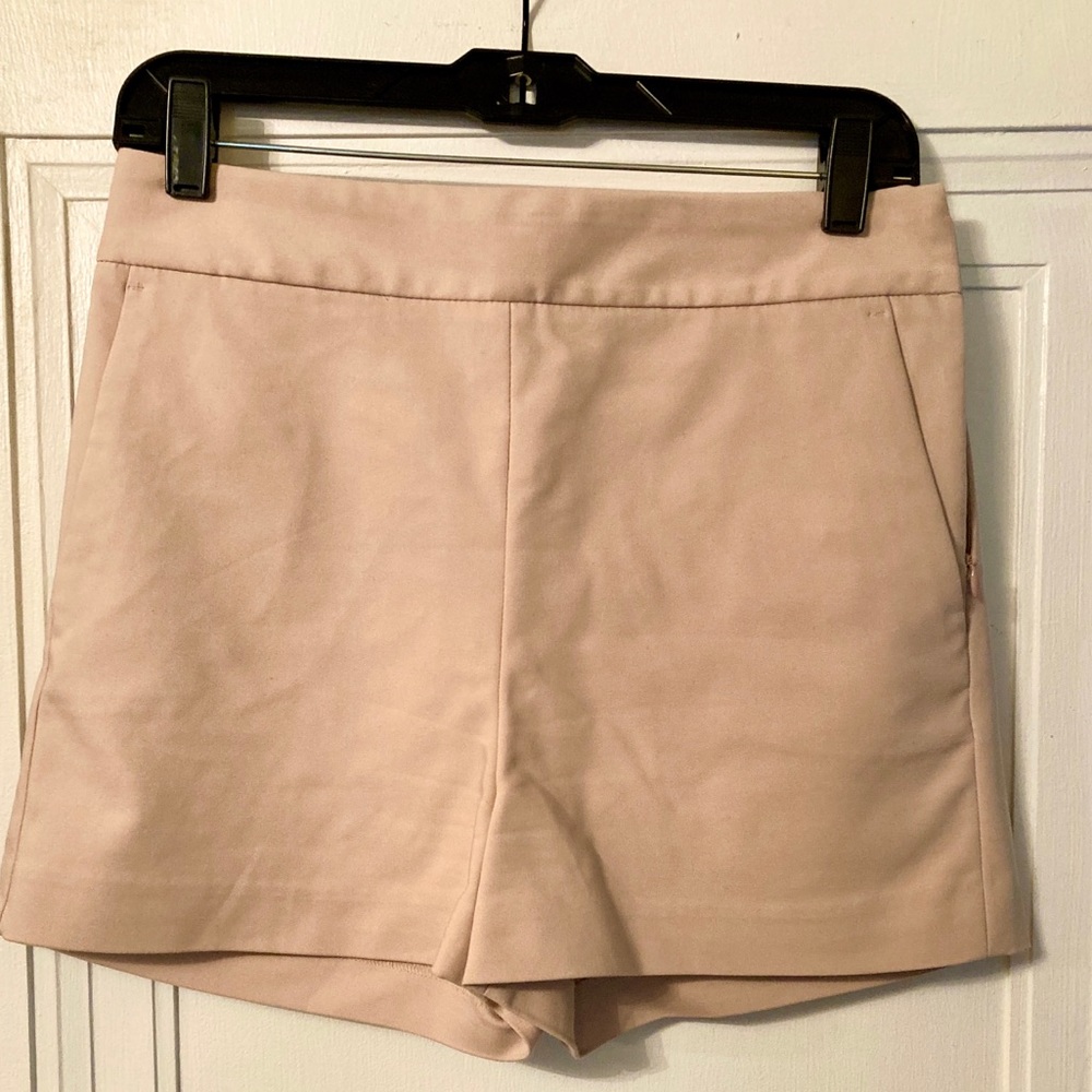 Super high waisted pink shorts